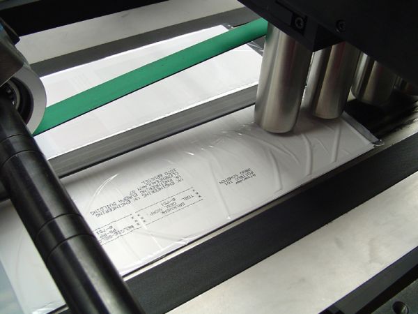 Per printkop worden 2 à 3 tekstlijnen geprint